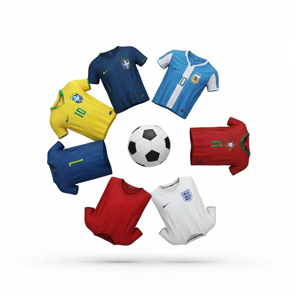 Camisas de Futebol - 10% OFF